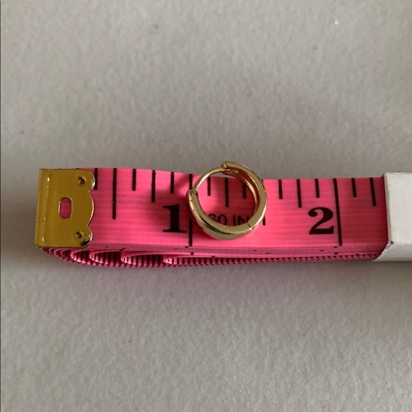 Gold Plated Hoop Earrings. - Picture 5 of 5